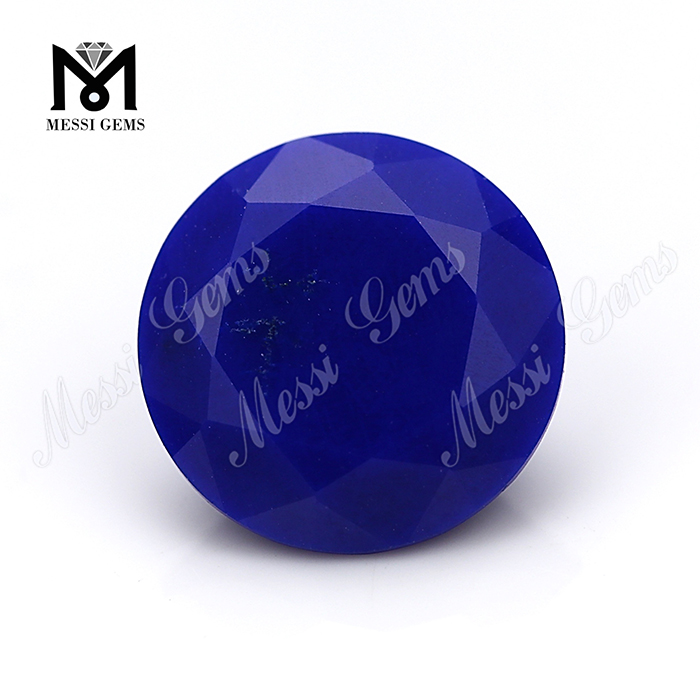 rundslebne 10 mm naturlige lapis lazuli sten fra Kina