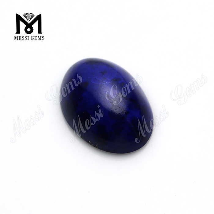 engros Oval 13x18mm blå farve løs jade sten