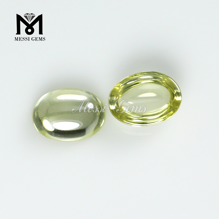 6x8mm ovale cabochonslebne oliven cz løse cubic zirconia sten