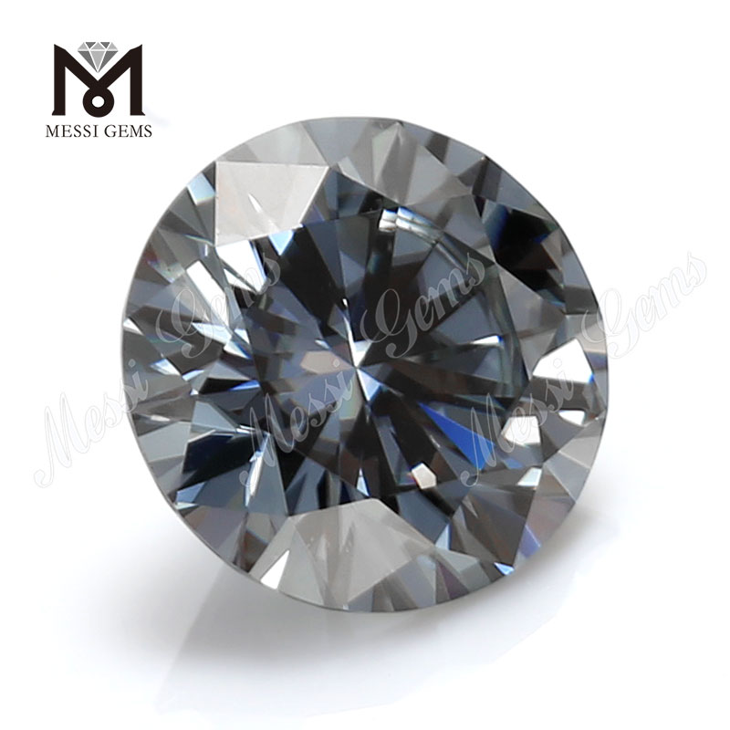 Wuzhou moissanite producent 7mm løs grå moissanite pris pr. karat
