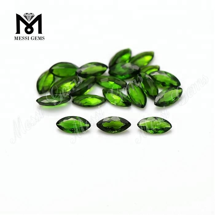 løse marquise 3*6mm naturlige diopside topas ædelstene