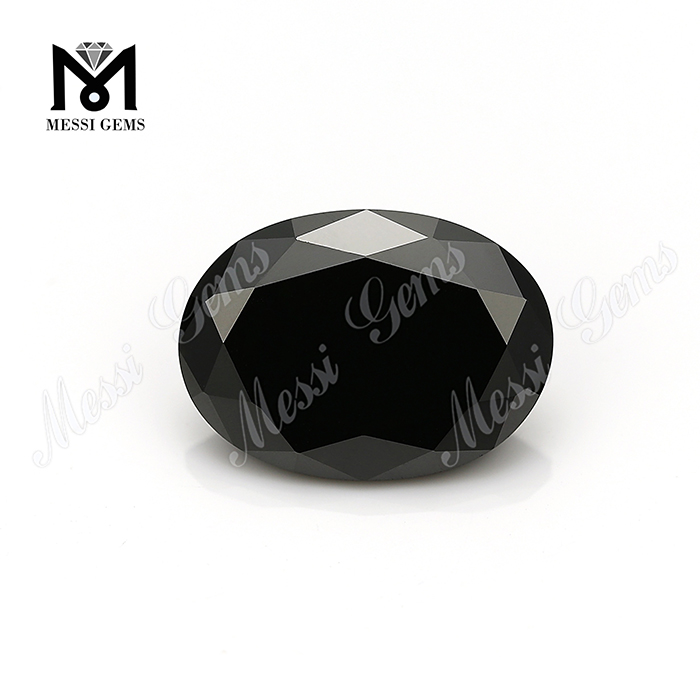 Oval Sort CZ Løse Sten Cubic Zirconia CZ Gems