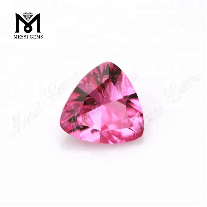 Engros Trillion Cut 12x12 mm Fabriksbillig Pris Pink Safirglassten