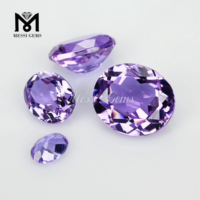 Farveændring 115# Nanosital ædelsten Oval Cut 12 x 14 mm Rusland Nanosital sten