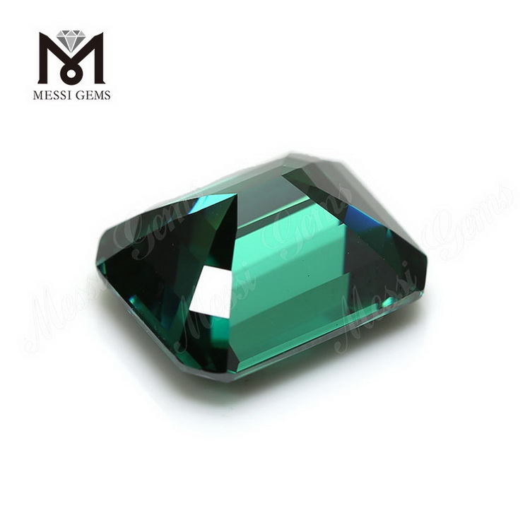 Lab skabt Løse ædelsten pris per karat Octagon Grøn moissanite diamant