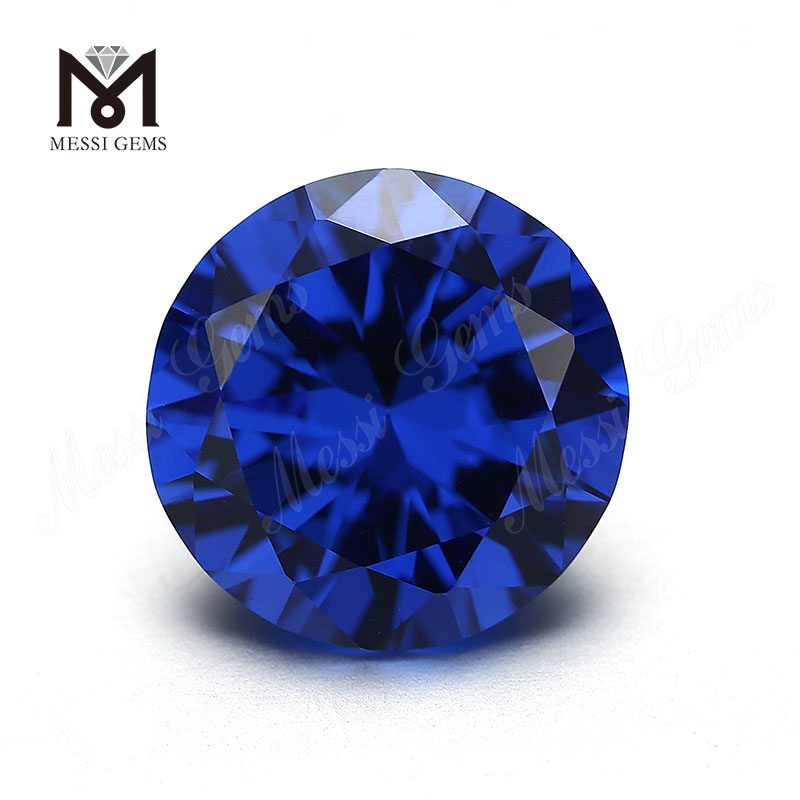 Engrospris Zirkon Ædelsten Safir 8,0 mm CZ Sten