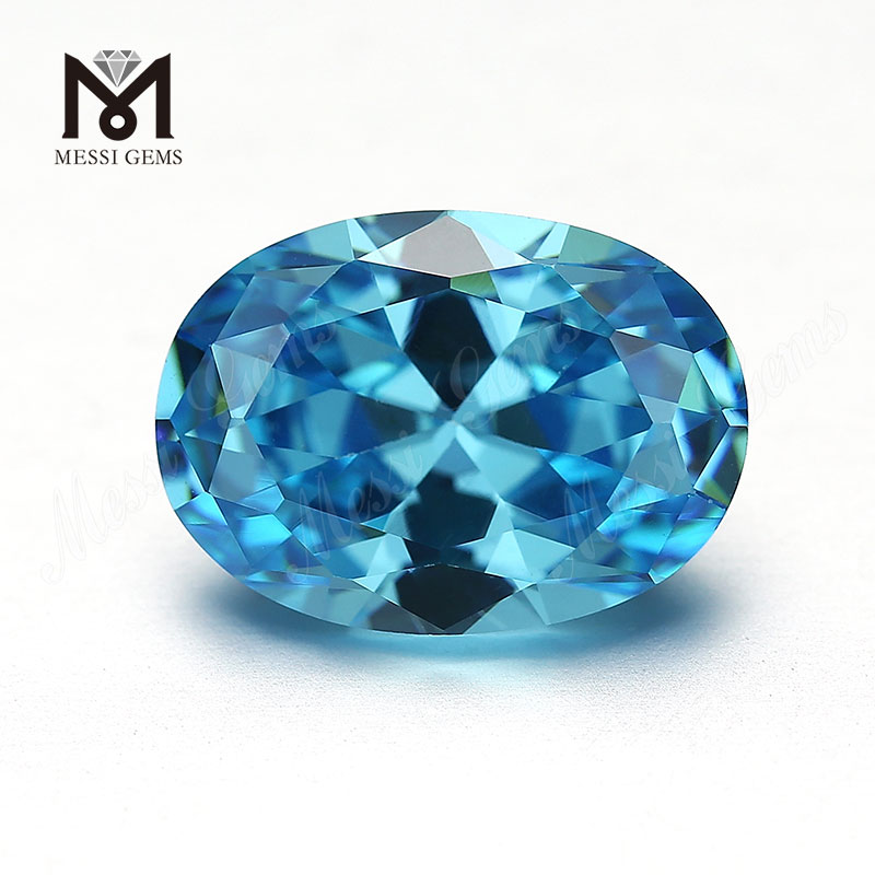 Fabrikspris høj kvalitet ovalskåret 8x10mm løs ædelsten cz cubic zirconia