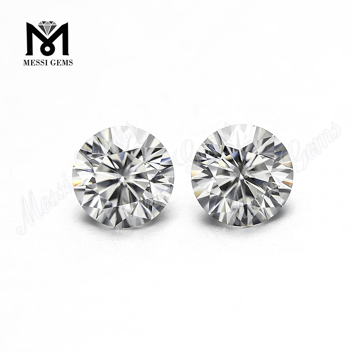 1 karat moissanite diamant rund form 6,5 mm