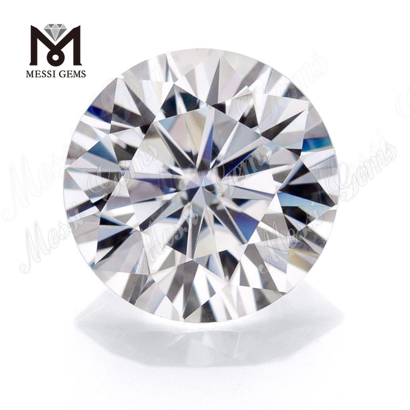 Syntetisk moissanite diamant Pris 3,0 mm Rund DEF Farve Løs Hvid Moissanite Kina