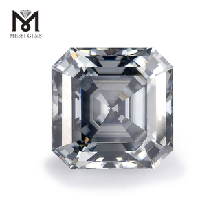 10*10mm Asscher cut moissanite diamant engrospris syntetisk moissanite