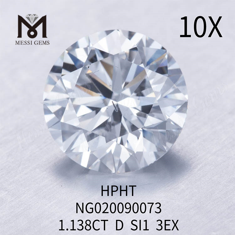 1.138ct D SI1 Engros løs lab dyrket diamanter EX CUT