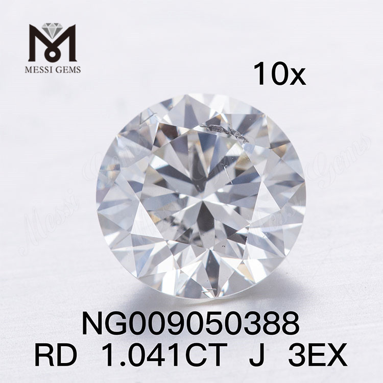 1.041ct J SI1 hvid Lab Grown Diamond stone I SI EX Cut