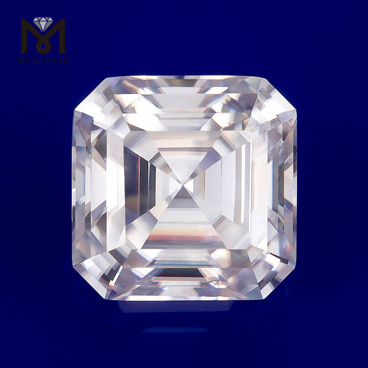 GRA 8,8*8,5 mm Asscher Cut DEF VVS1 Syntetisk Moissanite