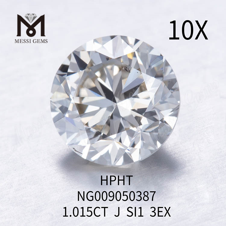 1.015CT J hvid Lab Grown Diamond sten rund form SI1