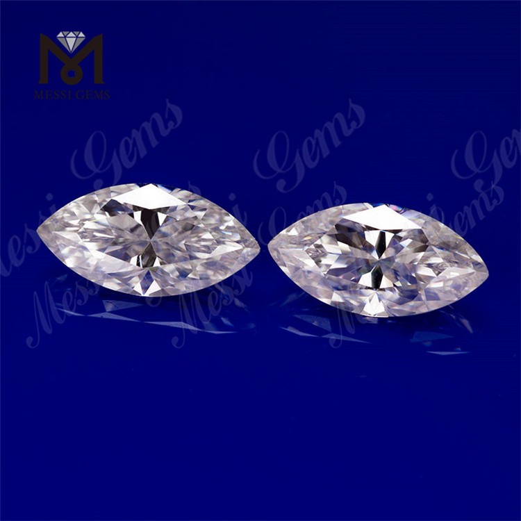 Marquise Shape 1~10mm Brilliant Cut Hvid DEF Farve Løs Moissanite Engrospris